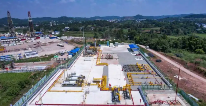 超百万立方米 我国页岩气试产蕞高纪录在四川盆地刷新