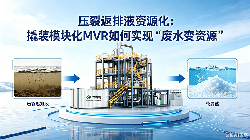压裂返排液资源化：撬装模块化MVR如何实现 “废水变资源”？