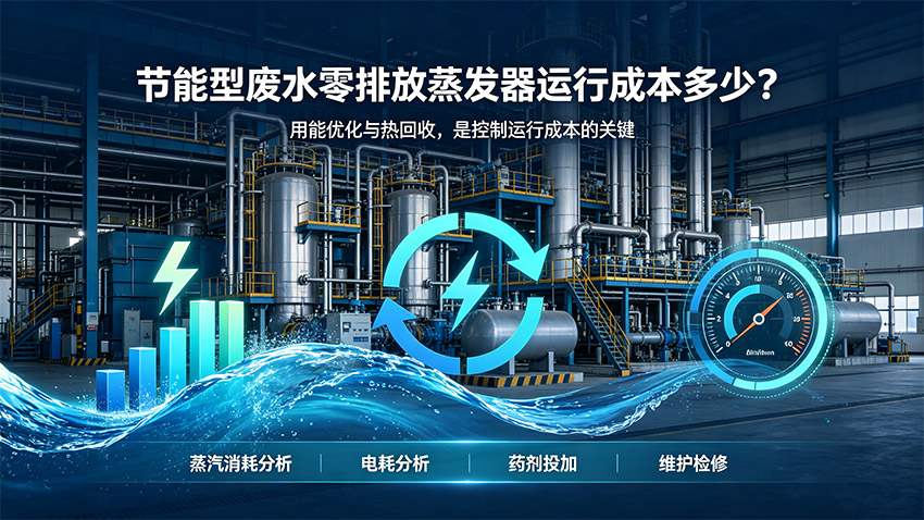 节能型废水零排放蒸发器运行成本多少？