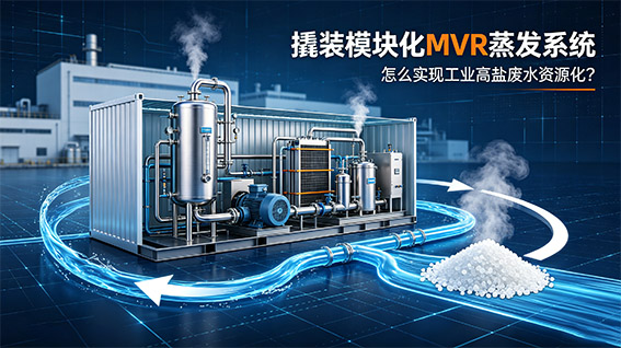 撬装模块化MVR蒸发系统怎么实现工业高盐废水资源化？广东环美源头厂家分享