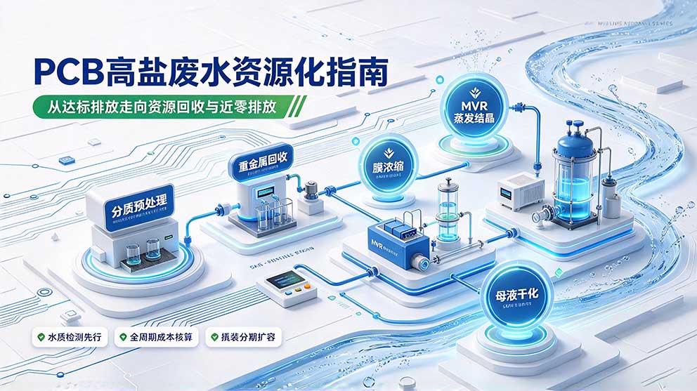 中小型PCB企业适合上MVR蒸发设备吗？PCB 行业高盐废水资源化利用整体解决方案