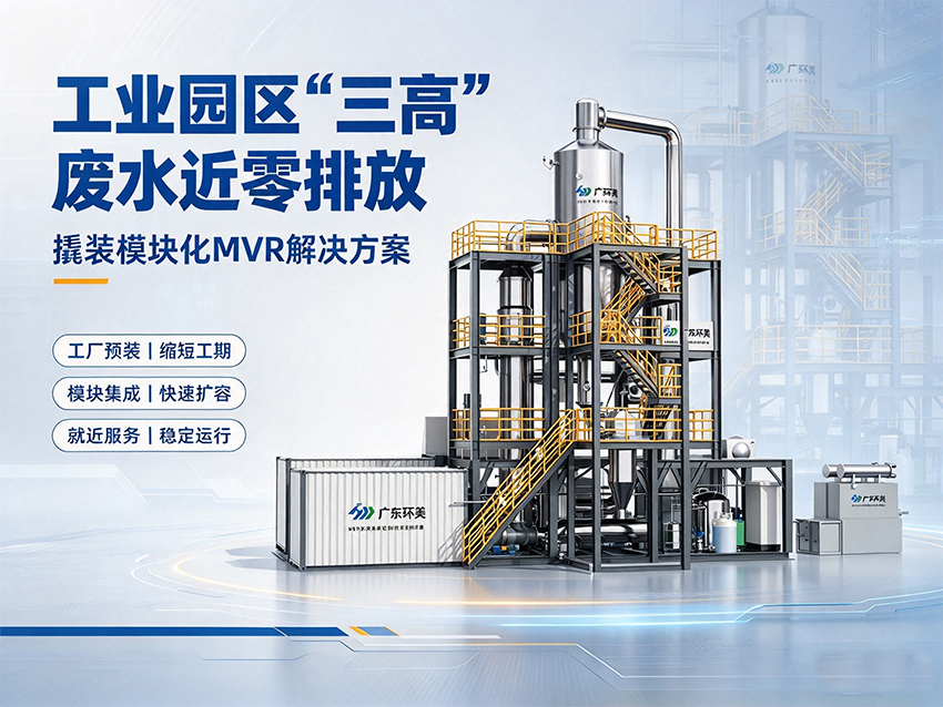 撬装模块化MVR解决方案，解决工业园区 “三高” 废水资源化处置难题