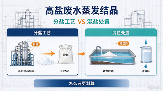 工业废水蒸发结晶：高盐母液减量化核心思路